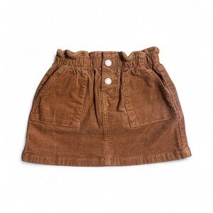 🤎 H&M Girls Brown Corduroy Skirt – Size 5 – Minimally Worn 🤎